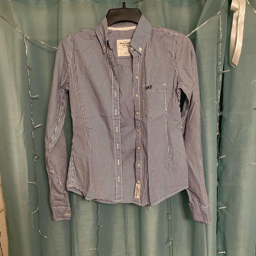 Abercrombie & Fitch Striped Button up
